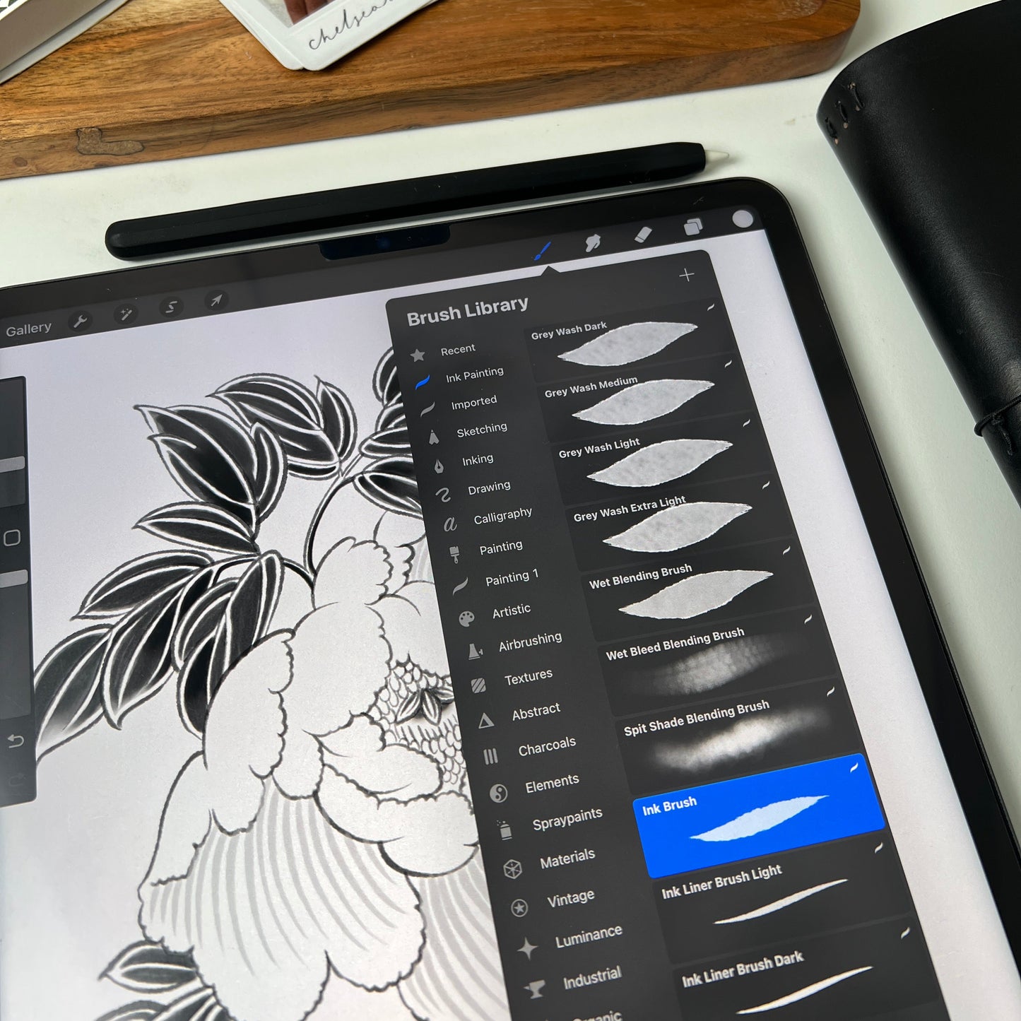 Essential Ink Brush Set & Guide