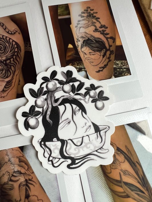 Bonsai Head Sticker